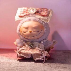 Labubu Clothes - Elegant Tea Party Dress Outfit